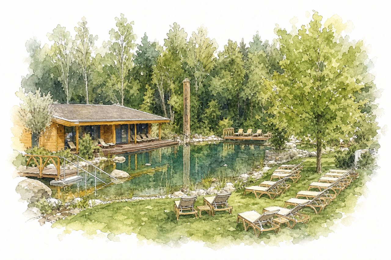Vitality Center Sauna Island