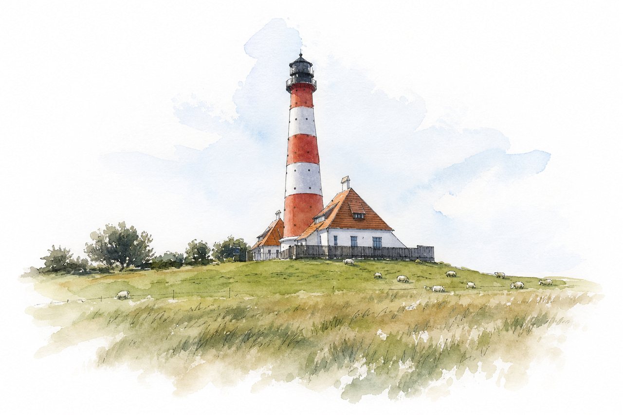 Westerheversand Lighthouse