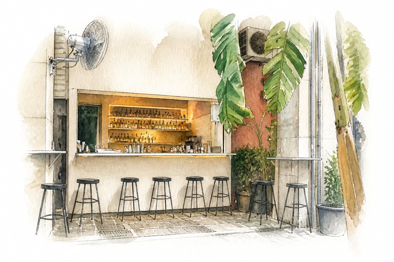 The Bar in Front of the Bar