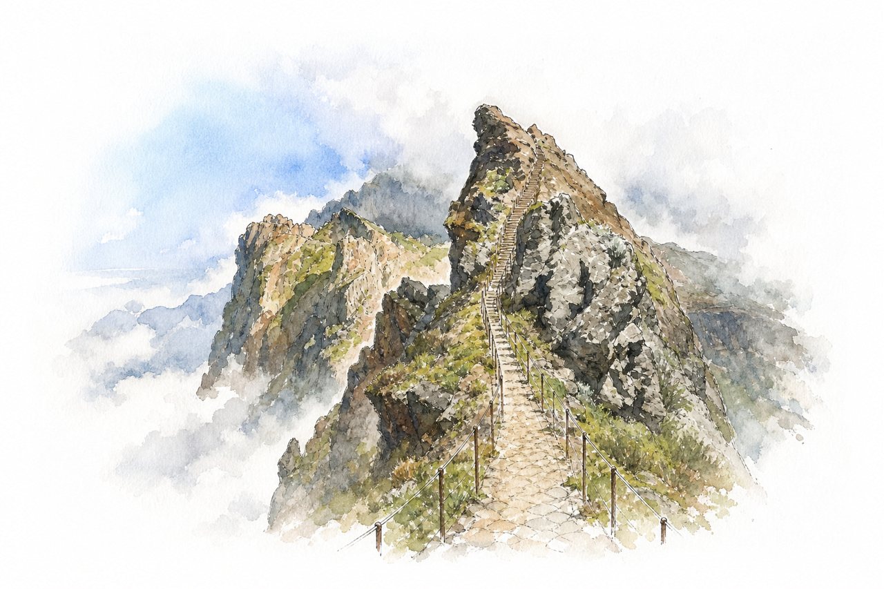 Pico do Areeiro to Pico Ruivo