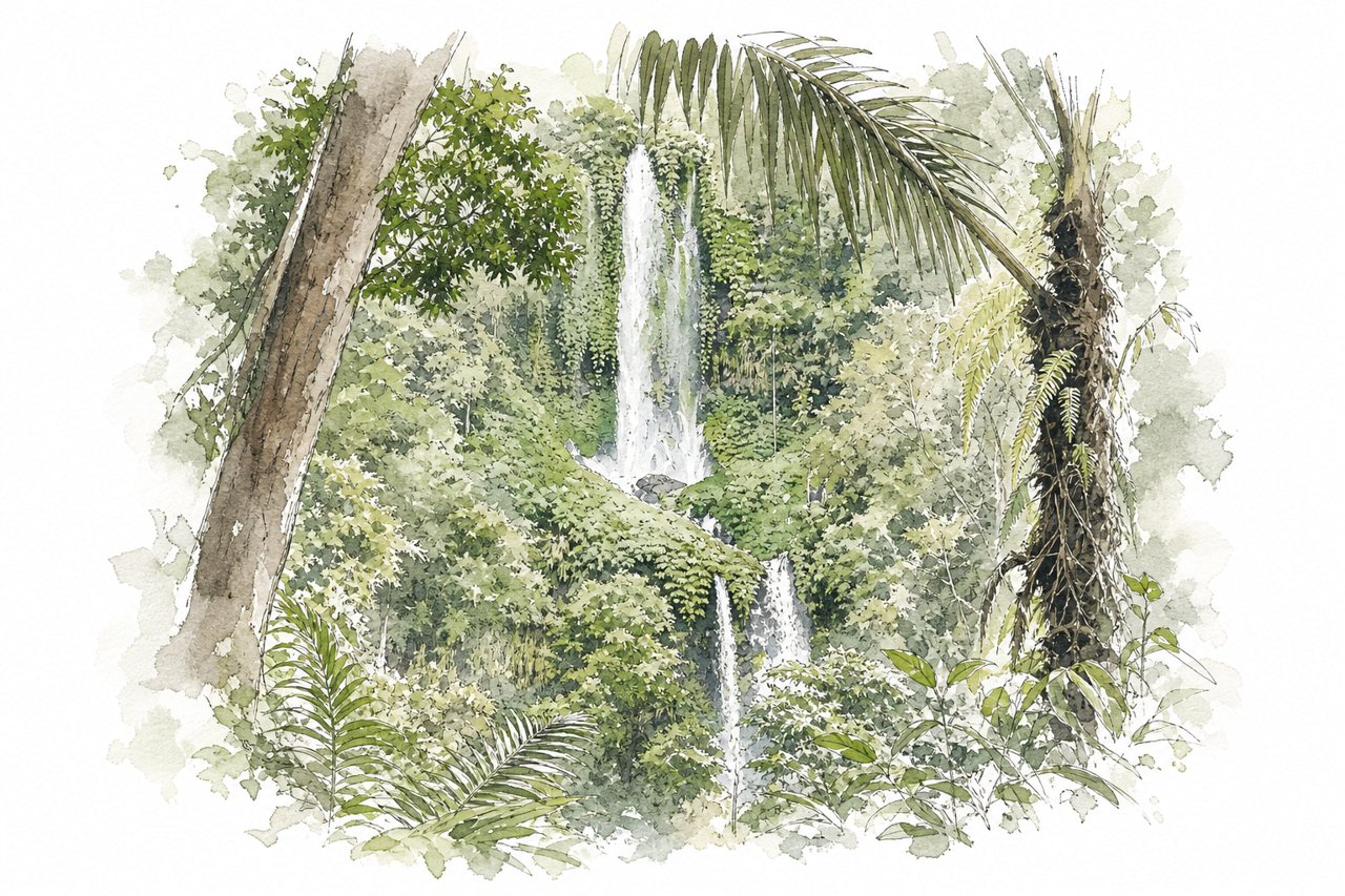 Tiu Kelep Waterfall