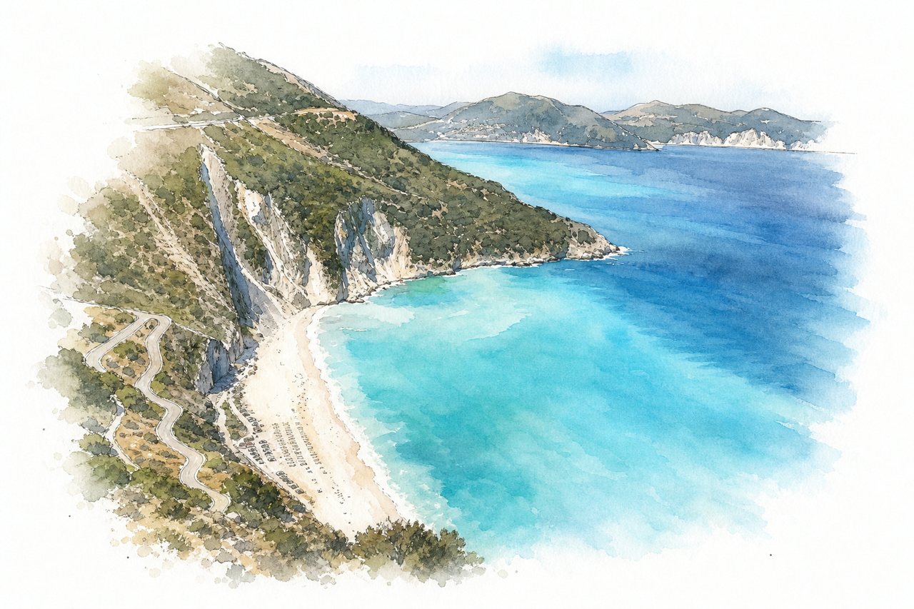 Myrtos Beach