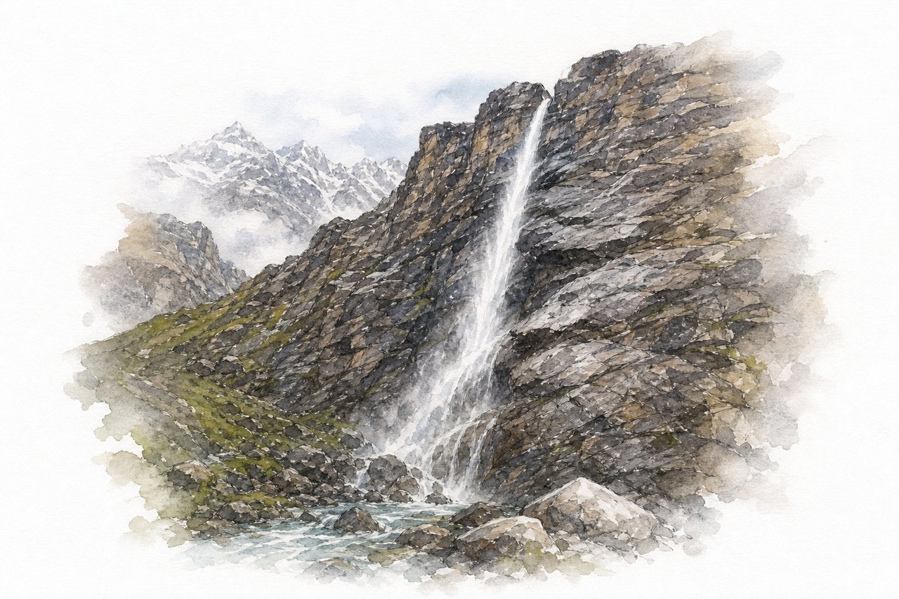 Vasudhara Falls