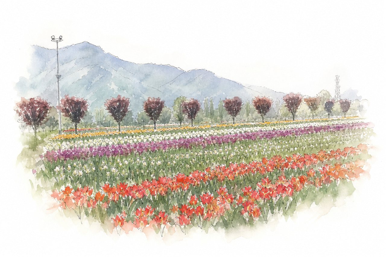 Indira Gandhi Memorial Tulip Garden