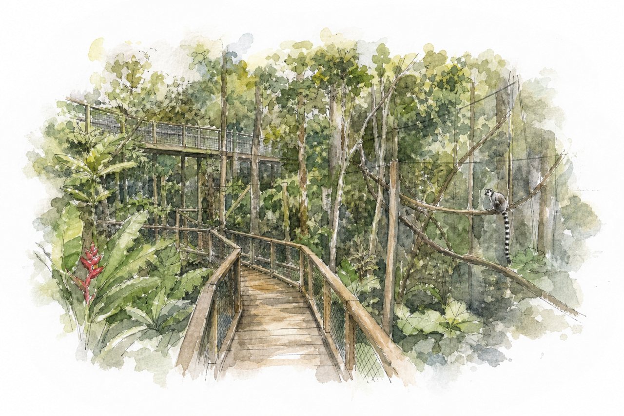 Zoo de Guadeloupe au Parc des Mamelles