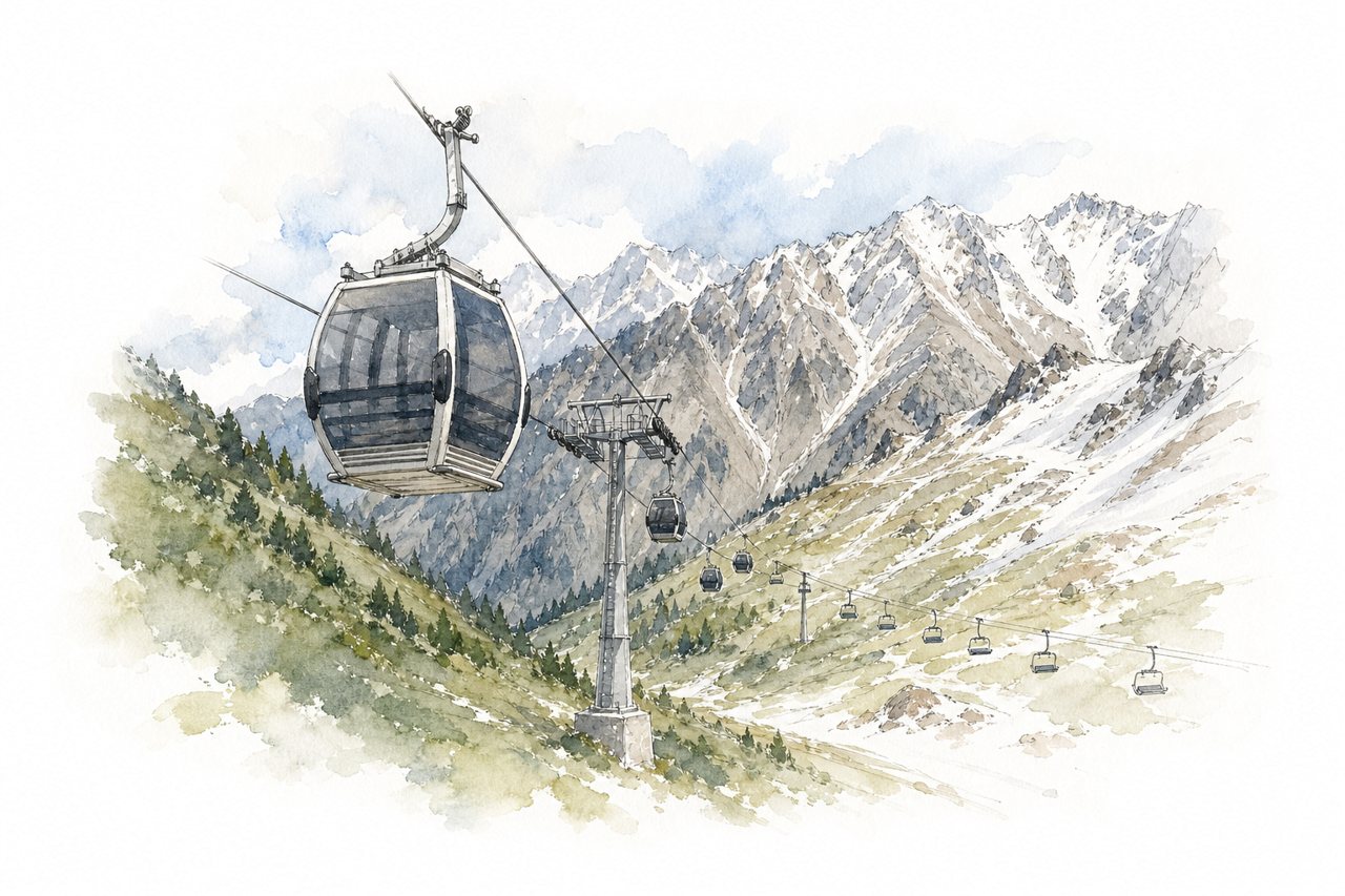Medeu–Shymbulak Gondola