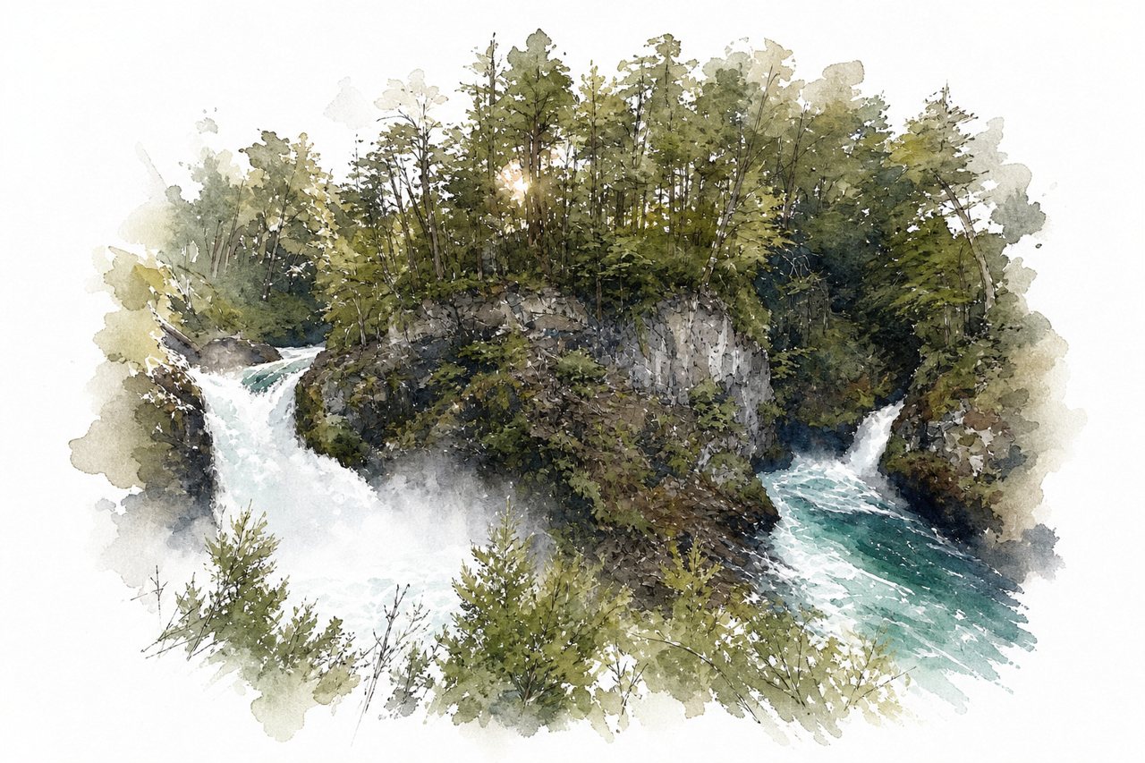 Cascada Los Alerces