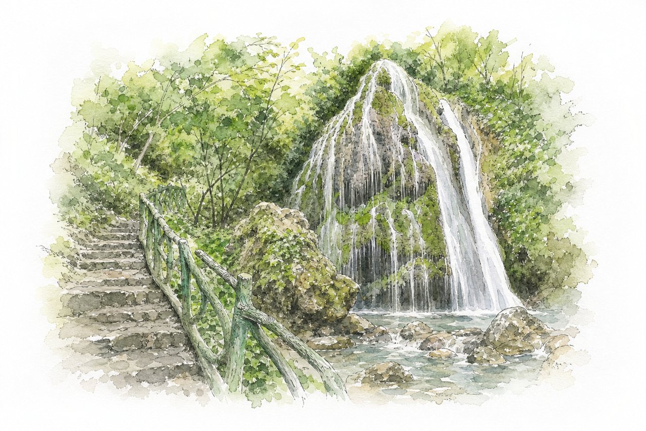 Kaboudval Waterfall